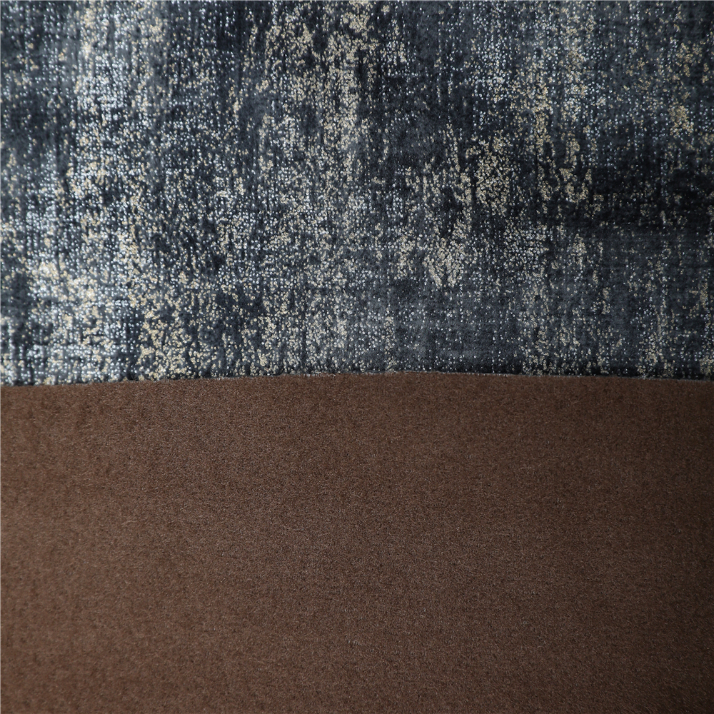 Glatter und weicher Textur-Polyesterstoff im Bronze-Stil